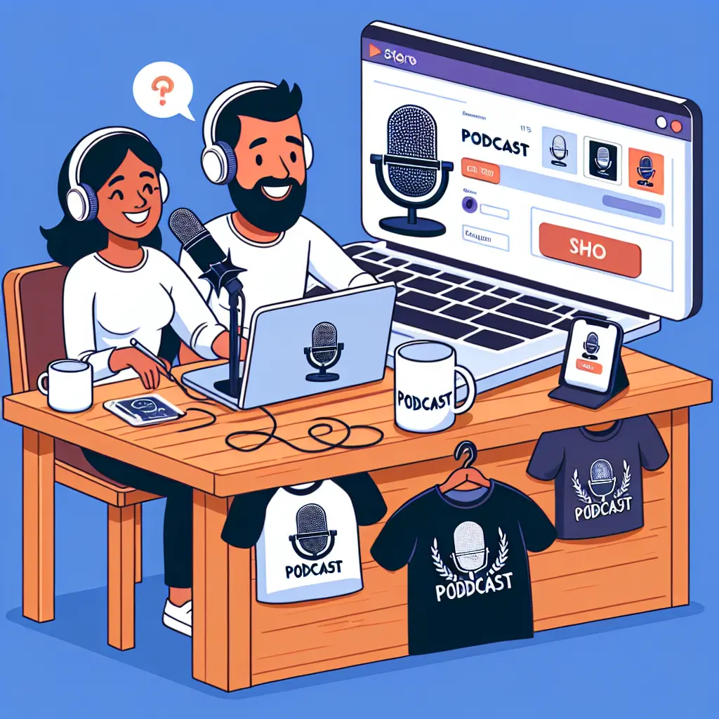 Creating and Selling Podcast Merchandise